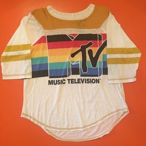 MTV Baseball tee